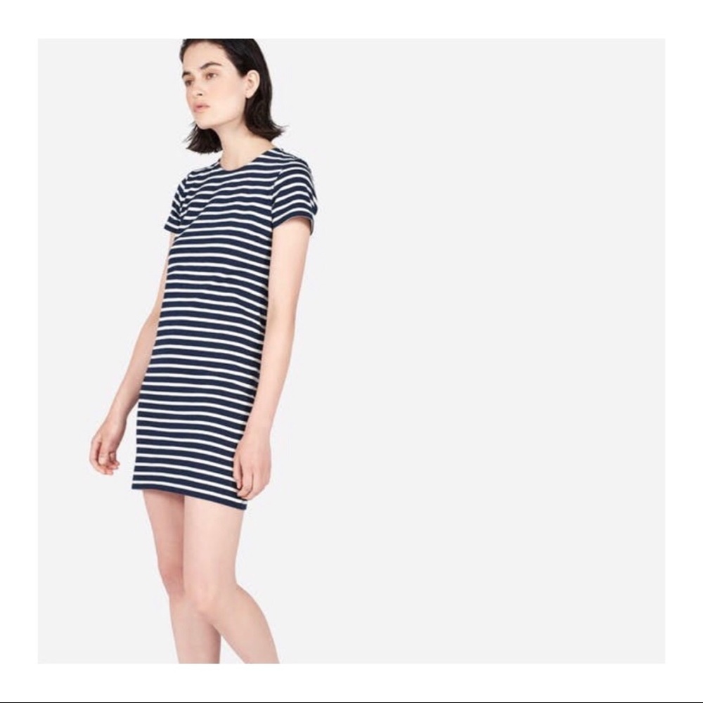 Garconne Gamine Style - Everlane Breton Dress